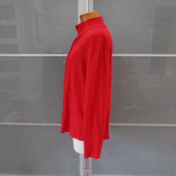 Isaac Mizrahi Live Essentials Button Front Long Sleeve Cardigan - Picture 2 of 5